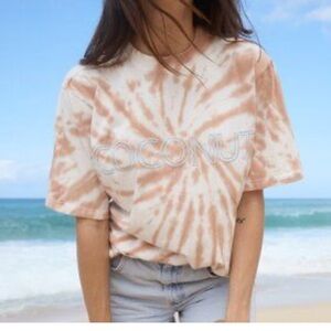 Post surf coconut spiral tie dye New with tags